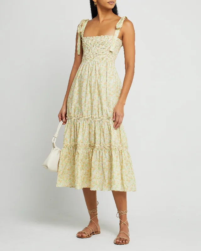 Maxi Dresses with Metallic Thread Embroidery for a Shiny and Luxurious LookCara Dress