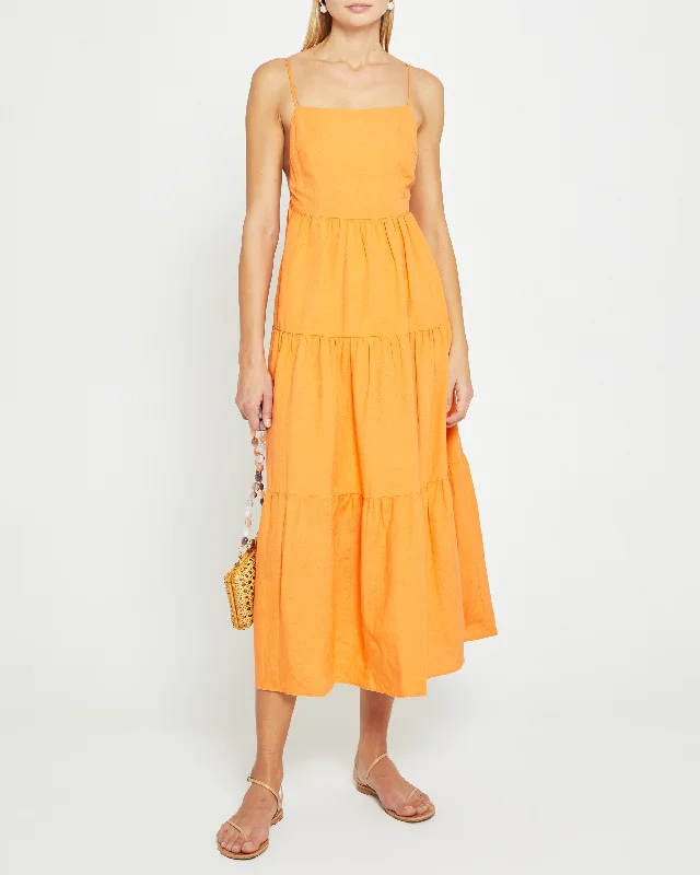 Energetic Orange Maxi Dresses for a Vivid LookCoco Dress