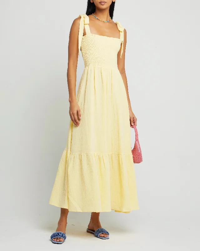 Sequin - Embellished Maxi Dresses for GalasCotton Winnie Dress