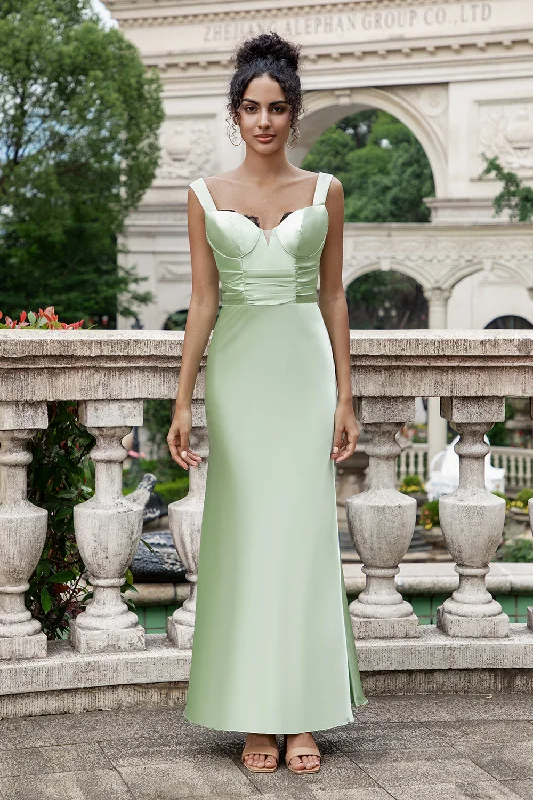 "Denim dresses for women for a casual and cool style"Green Mermaid Square Neck Long Satin Bridesmaid Dress with Eyelash Lace "Denim dresses for women for a casual and cool style"Green Mermaid Square Neck Long Satin Bridesmaid Dress with Eyelash Lace