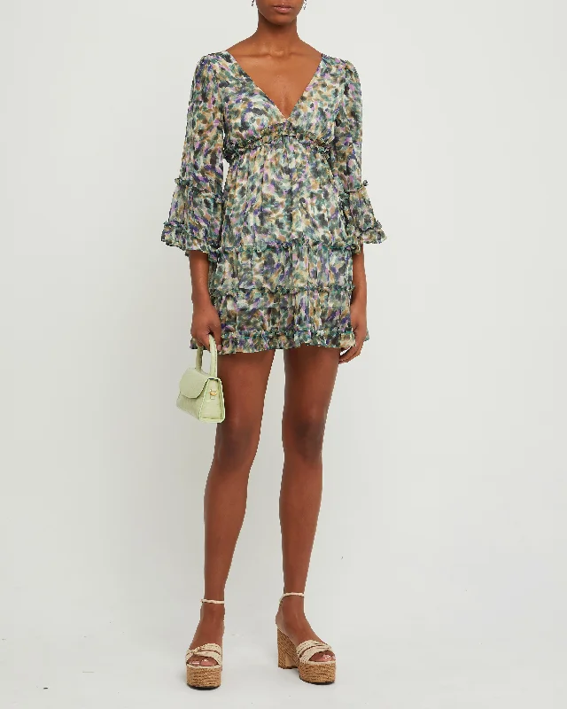 Vintage - Inspired Maxi Dresses with Puffed SleevesLessie Dress
