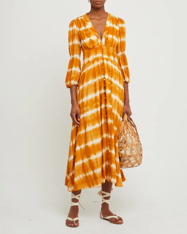 Elegant Silk Maxi Dresses with High SlitsMassaya Dress