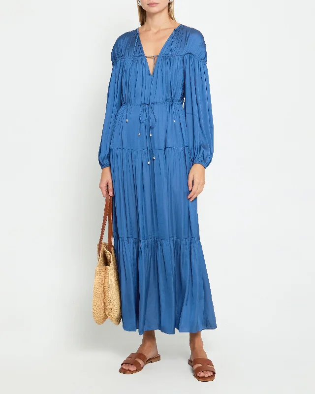 Soft Coral - Fleece Maxi Dresses for a Cozy FeelMavis Dress