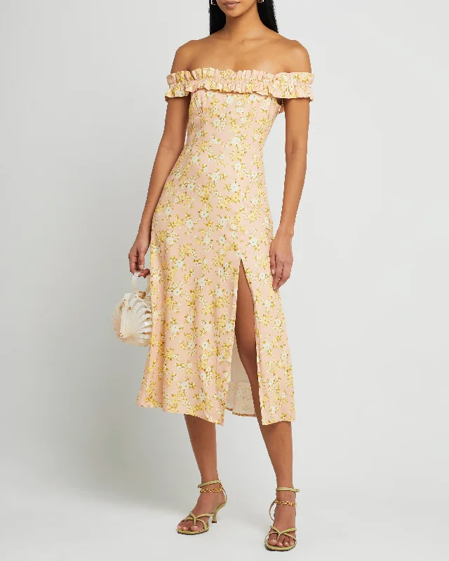 Maxi Dresses with Metal Accessories for a Trendy EdgeNicole Dress