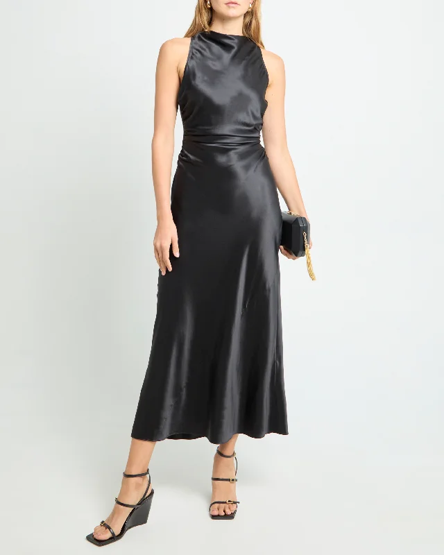 Versatile Gray Maxi Dresses for Any OccasionNora Silk Dress
