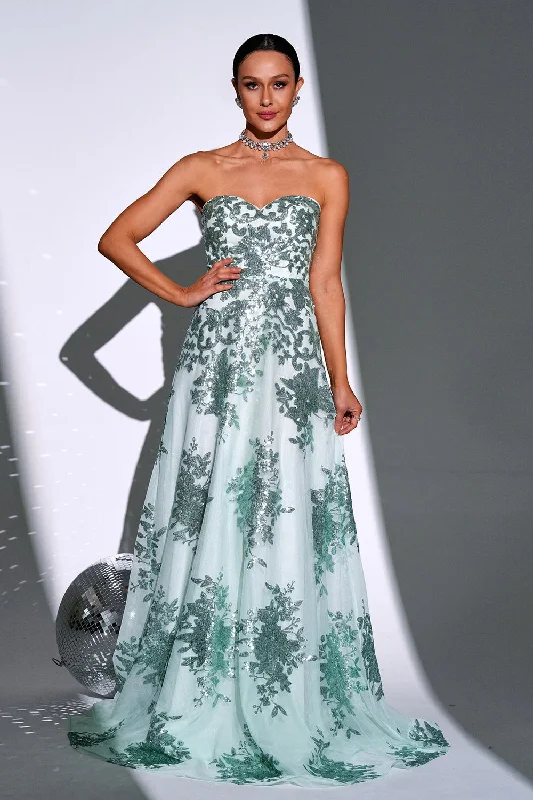 "Flash Sale: Grab Your Favorite Women's Dresses at Unbeatable Prices!"Sparkly Green A Line Sweetheart Long Prom Dress "Flash Sale: Grab Your Favorite Women's Dresses at Unbeatable Prices!"Sparkly Green A Line Sweetheart Long Prom Dress