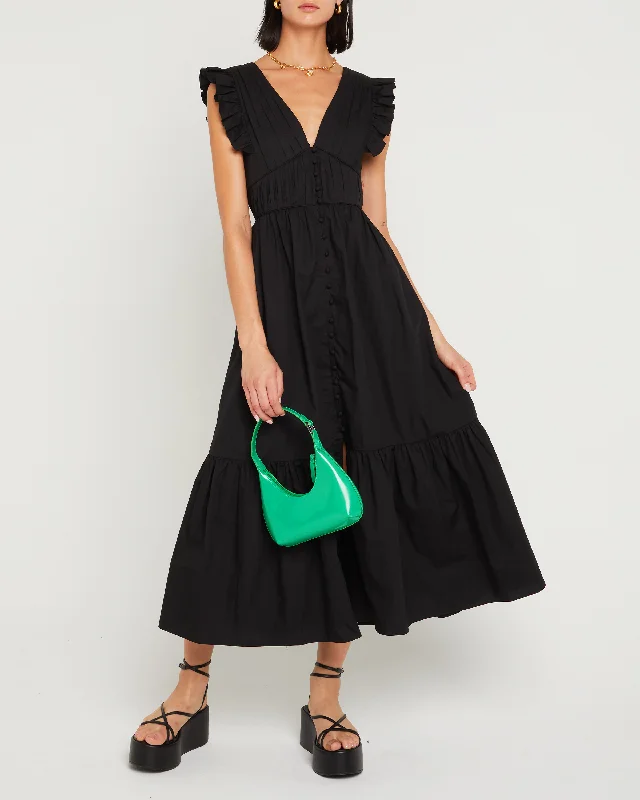 Fluffy Fleece Maxi Dresses for Warmth in WinterStella Dress