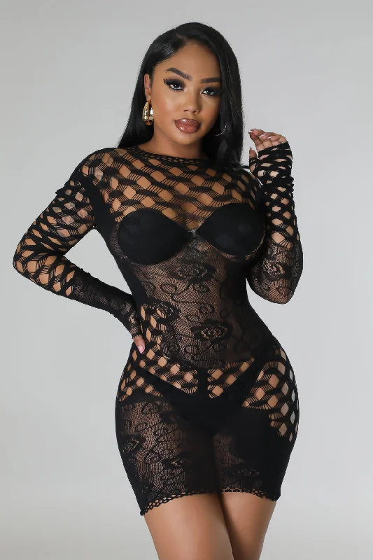 Long Party Dresses with Train for Ladies' Red Carpet EventsBad Gal Vibes Dress