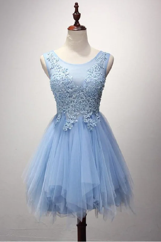 Neon Colored Party Dresses with Cut Out Details for Ladies' Rave PartiesA-line Scoop Neck Tulle Short/Mini Pearl Detailing Homecoming Dresses PG124 Neon Colored Party Dresses with Cut Out Details for Ladies' Rave PartiesA-line Scoop Neck Tulle Short/Mini Pearl Detailing Homecoming Dresses PG124