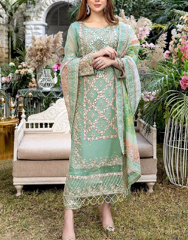 Halter Neck Party Dresses with Ruffled Hem for Ladies' Summer CelebrationsHeavy Embroidered Organza Wedding Dress 2024 with Cotton Net Dupatta (DZ17635) Halter Neck Party Dresses with Ruffled Hem for Ladies' Summer CelebrationsHeavy Embroidered Organza Wedding Dress 2024 with Cotton Net Dupatta (DZ17635)