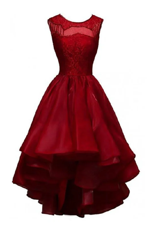 Party Dresses with Sequined Hearts and Satin and Lace Combination for Ladies' Valentine's Day Party RomanceHigh-low Organza Beading Prom Dresses Evening Gowns Party Dresses PG303 Party Dresses with Sequined Hearts and Satin and Lace Combination for Ladies' Valentine's Day Party RomanceHigh-low Organza Beading Prom Dresses Evening Gowns Party Dresses PG303