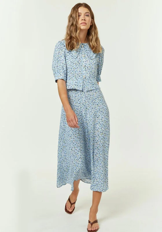 Tassel - adorned midi dress for a bohemian and stylish touchJovonna Eleonore Floral Midi Dress, Blue Multi Tassel - adorned midi dress for a bohemian and stylish touchJovonna Eleonore Floral Midi Dress, Blue Multi