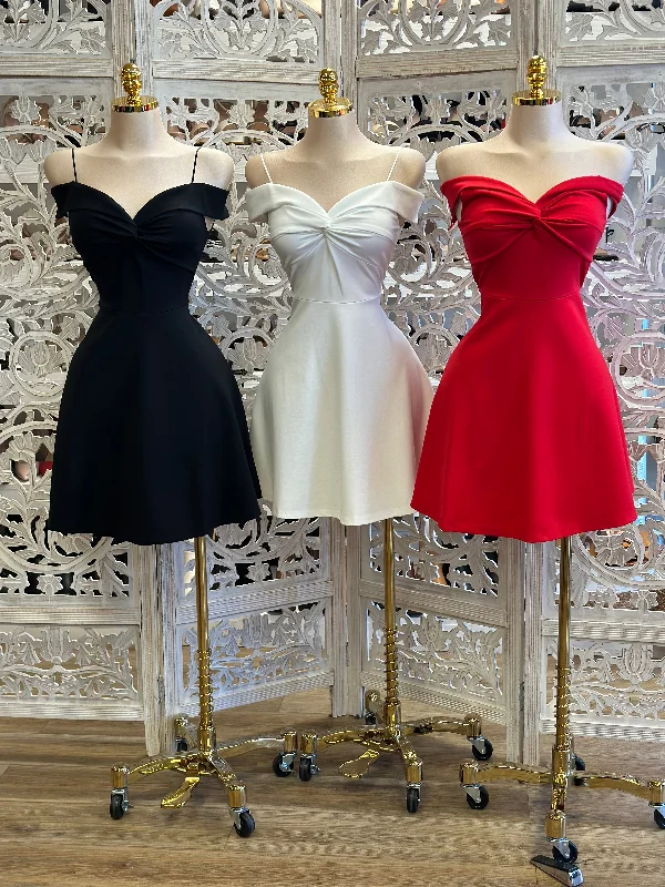 Party Dresses with Sheer Panels and Beaded Trim and Embroidered Paisley Patterns and Ruffled Hem for Ladies' Sultry and Exotic LookKnotted Off Shoulder Satin Mini Dress- Stretchy Party Dresses with Sheer Panels and Beaded Trim and Embroidered Paisley Patterns and Ruffled Hem for Ladies' Sultry and Exotic LookKnotted Off Shoulder Satin Mini Dress- Stretchy