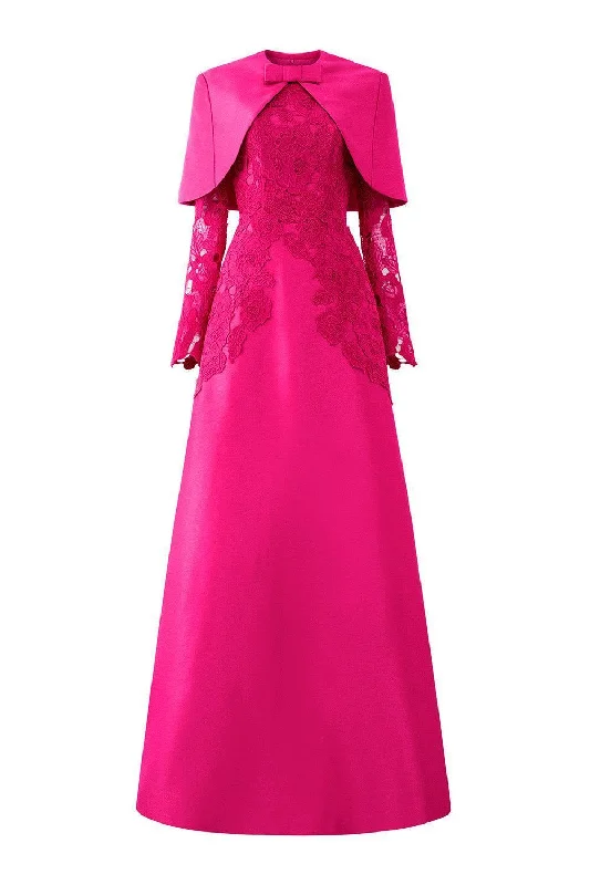 Party Dresses with Tulle Overlay and Beaded Bodice and High Low Hem for Ladies' Dramatic and Graceful LookNevaeh A-line Cape Shoulder Taffeta Floor Length Dress Party Dresses with Tulle Overlay and Beaded Bodice and High Low Hem for Ladies' Dramatic and Graceful LookNevaeh A-line Cape Shoulder Taffeta Floor Length Dress