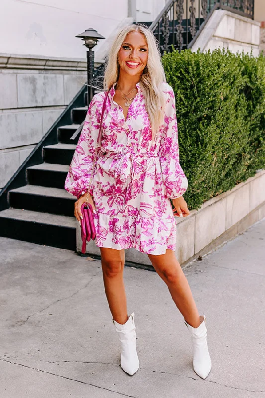 Printed Party Dresses with Abstract Patterns for Ladies' Modern Fashion SensePoetic Notion Floral Dress Printed Party Dresses with Abstract Patterns for Ladies' Modern Fashion SensePoetic Notion Floral Dress