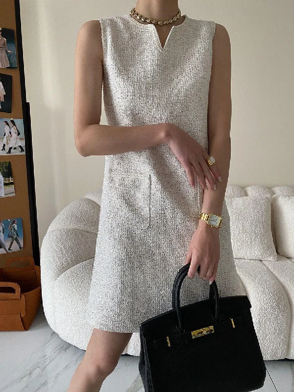 Party Dresses with Ruffled Hem and Bow at the Waist and Satin Ribbon for Ladies' Sweet and Feminine LookTanni Tweed Statement Dress Party Dresses with Ruffled Hem and Bow at the Waist and Satin Ribbon for Ladies' Sweet and Feminine LookTanni Tweed Statement Dress