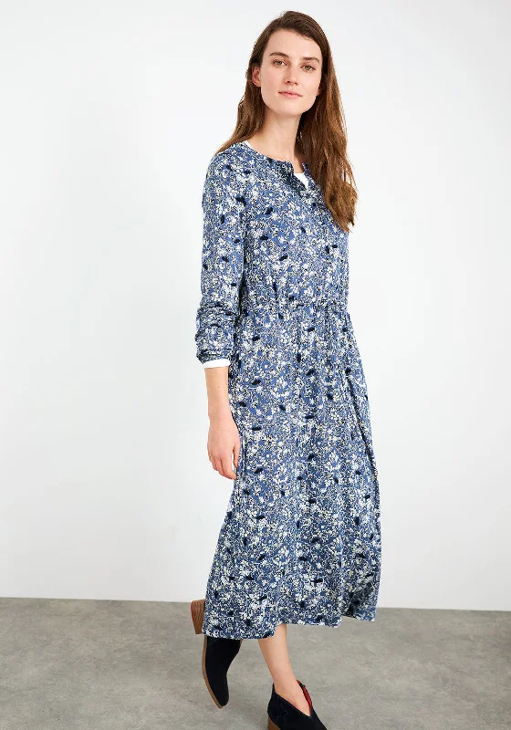 Midi dress suitable for office - appropriate casual wearWhite Stuff Herbie Jersey Midi Dress, Blue Midi dress suitable for office - appropriate casual wearWhite Stuff Herbie Jersey Midi Dress, Blue