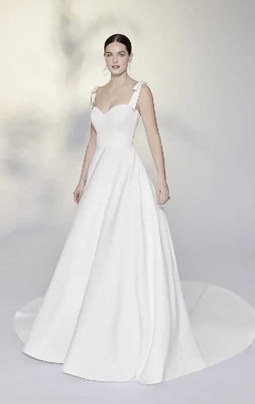Diamond - encrusted wedding dress for a luxurious feel99195