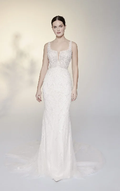 Gothic - inspired wedding dress for an edgy bride99200