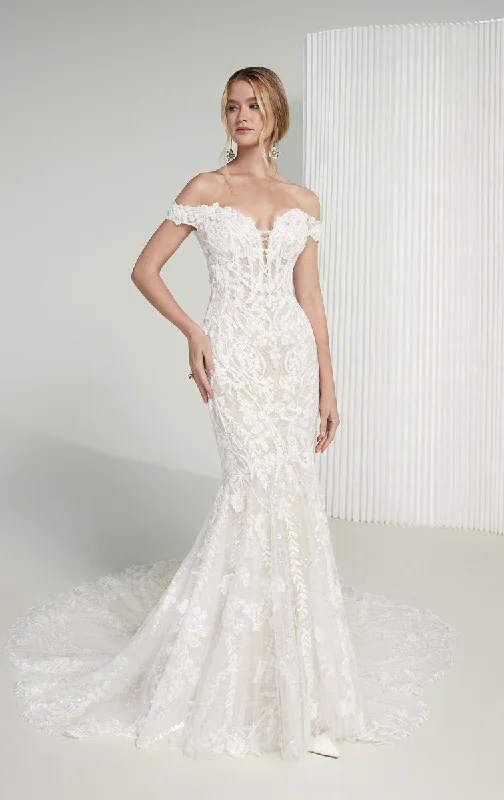 Racer - back wedding dress for a sporty - modern look99220