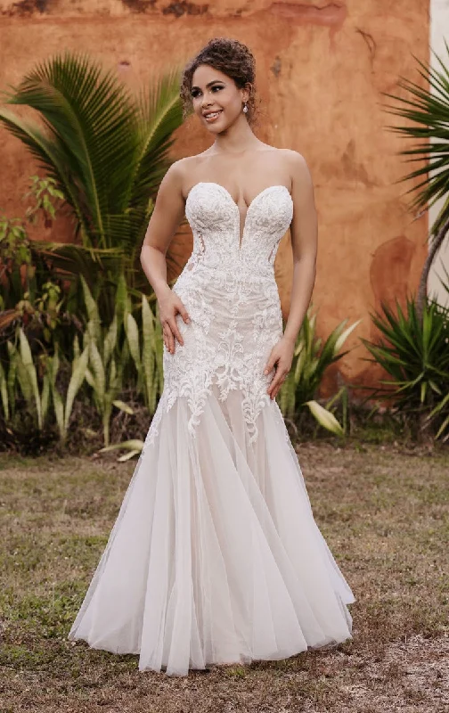Smart - casual wedding dress for a laid - back ceremony9953