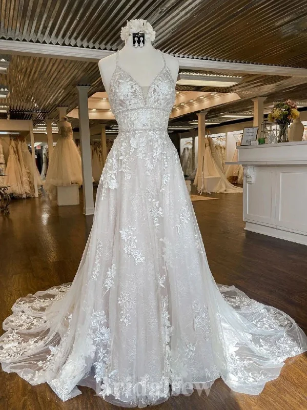 Lace - up back wedding dress for a customizable fitA-line Spaghetti Straps Fairy Lace Beach Vintage Long Wedding Dresses WD356 Lace - up back wedding dress for a customizable fitA-line Spaghetti Straps Fairy Lace Beach Vintage Long Wedding Dresses WD356