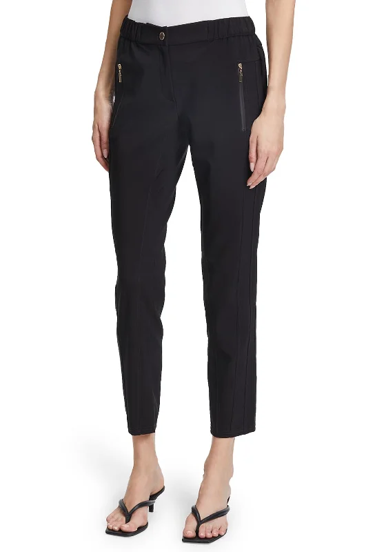 High waisted cargo joggers for women in a practical styleBetty Barclay Selina Slim Leg Trousers, Black