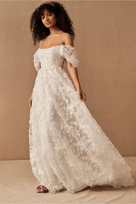 Strapless ball gown wedding dressBHLDN Willowby Lilia Gown