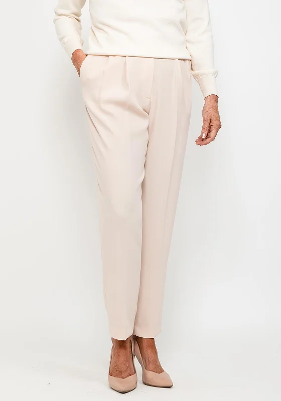 Belted pants for women to define the waistBirelin Tailored Belted Trousers, Cream
