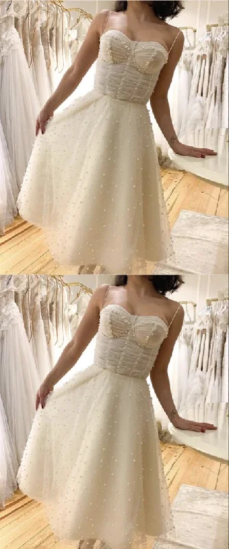 Detachable skirt wedding dress for versatilityCorset Wedding Dresses Tea Length prom Dress cg21752 Detachable skirt wedding dress for versatilityCorset Wedding Dresses Tea Length prom Dress cg21752