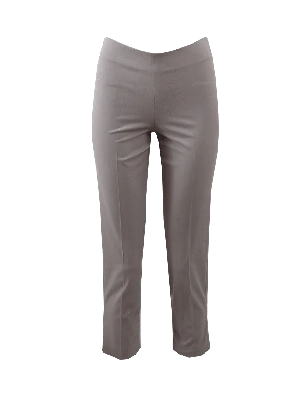 High waisted cargo pants for women in military styleCotton Side Zip Pant