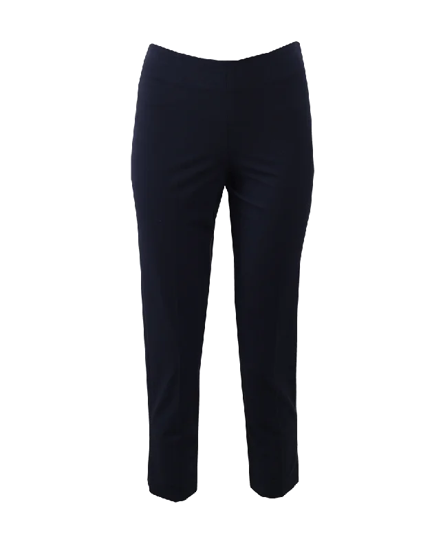 Metallic effect pants for women in a glamorous styleCotton Side Zip Pant