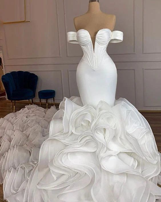 Open - back wedding dress for a sexy lookElegant Mermaid African Women Wedding Dresses Prom Dress cg23462 Open - back wedding dress for a sexy lookElegant Mermaid African Women Wedding Dresses Prom Dress cg23462