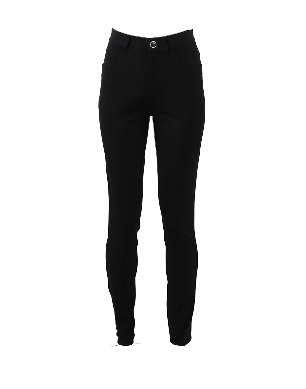 Plaid cigarette pants for women in a classic - trendy styleHigh Waisted Legging