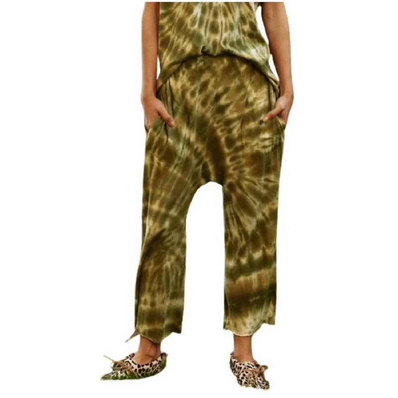 High waisted bootcut jeans for women in a flattering fitJersey Tie Dye Sweatpant In Army
