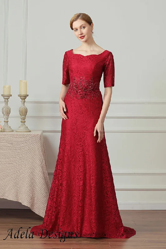 Quilted - fabric wedding dress for a unique textureMD2016