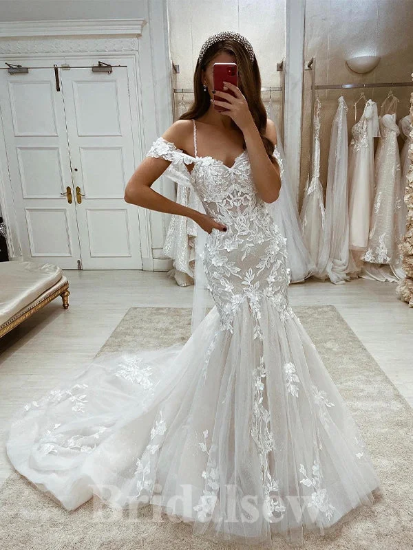 Custom - made plus size wedding dressNew Arrival Unique Mermaid Modest Beach Vintage Long Wedding Dresses WD368 Custom - made plus size wedding dressNew Arrival Unique Mermaid Modest Beach Vintage Long Wedding Dresses WD368