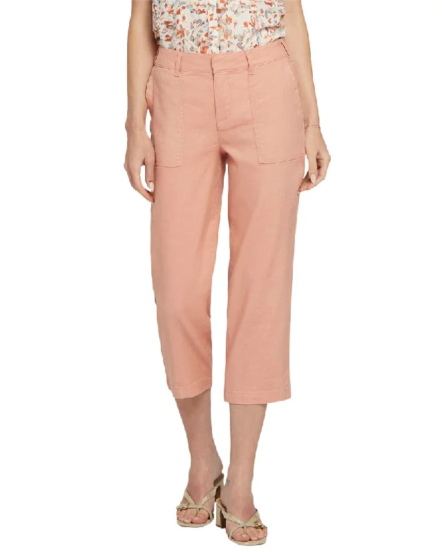 Skinny leather pants for women for a trendy lookNYDJ Petite Linen-Blend Utility Pant Skinny leather pants for women for a trendy lookNYDJ Petite Linen-Blend Utility Pant