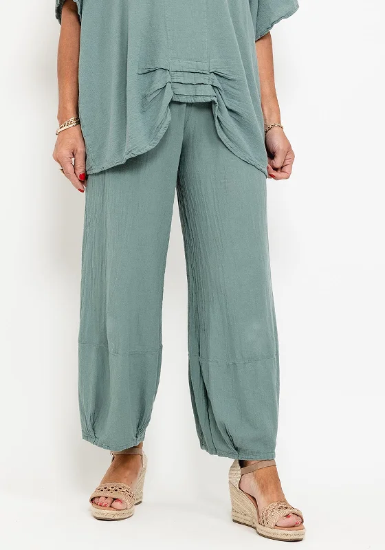 Striped pants for women in a bold lookOne Life Savannah Trousers, Agave