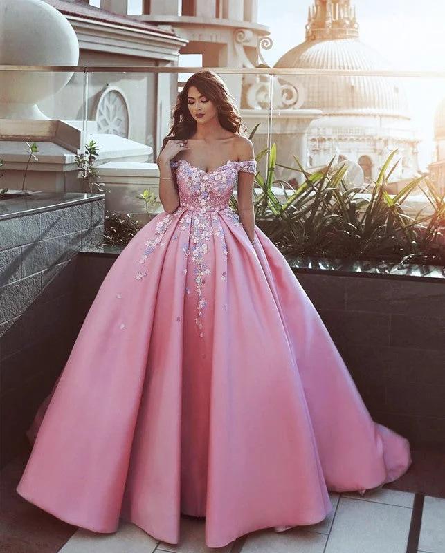 Garden - wedding - appropriate flowy wedding dressPink Tulle Beaded Prom Dresses Ball Gown Garden - wedding - appropriate flowy wedding dressPink Tulle Beaded Prom Dresses Ball Gown