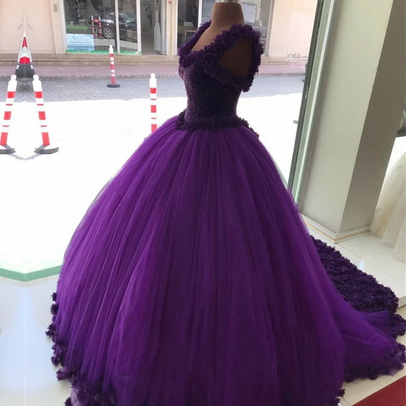 Plus - size mermaid wedding dressPurple Tulle Ball Gowns Flower Wedding Dresses Crystal Beaded Bodice Plus - size mermaid wedding dressPurple Tulle Ball Gowns Flower Wedding Dresses Crystal Beaded Bodice