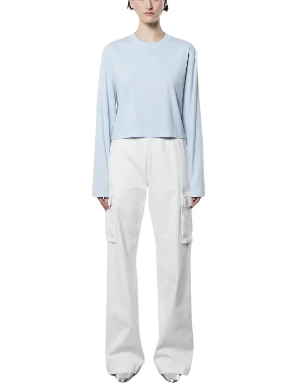 Patchwork cotton pants for women in a handmade lookSoft Touch Cargo Pant In Undyed