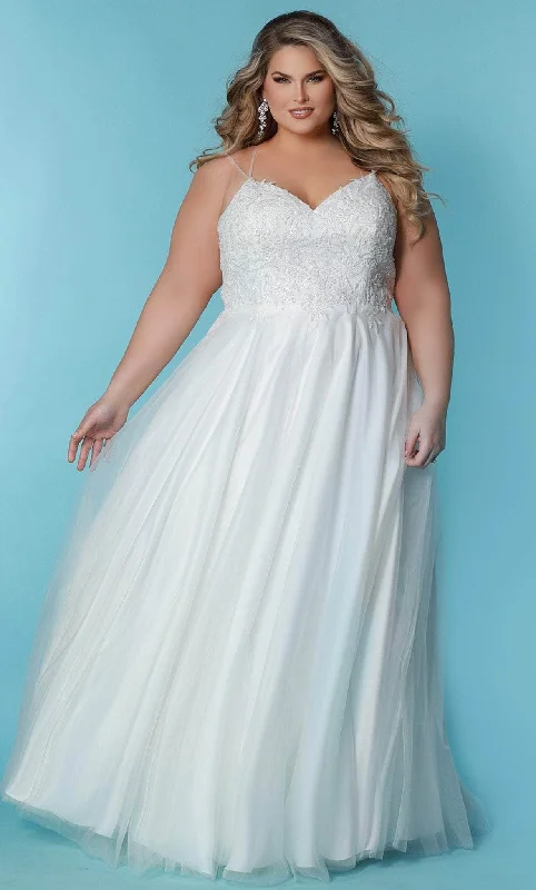 Tiered - skirt wedding dress for a voluminous lookSydney's Closet Bridal SC5283 - A-line Beaded Bridal Gown Tiered - skirt wedding dress for a voluminous lookSydney's Closet Bridal SC5283 - A-line Beaded Bridal Gown