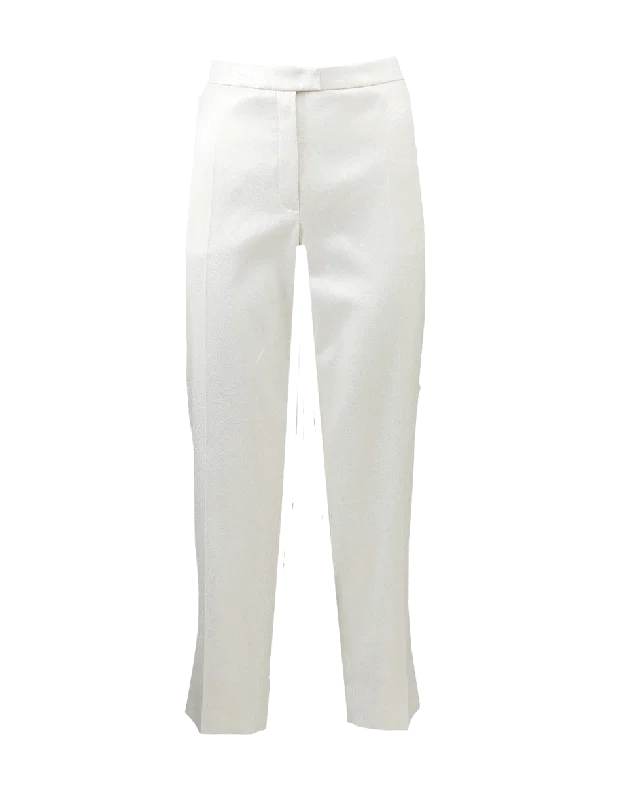 Pleated wide leg jeans for women in a formal and trendy styleTaxina Pant