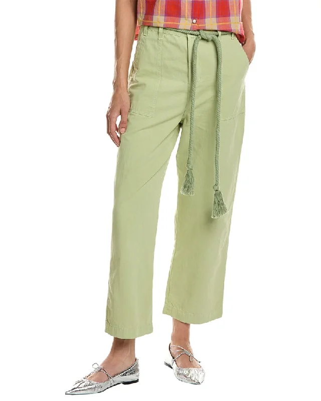 High waisted wide leg pants for women in summerTHE GREAT The Voyager Pant
