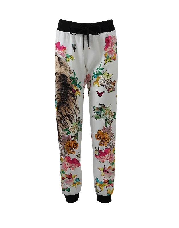 Drawstring wide leg pants for women in a casual and relaxed styleTiger Jogger Pant