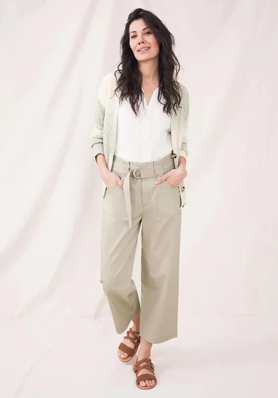 Velvet cigarette pants for women in a sophisticated and stylish lookWhite Stuff Teakie Wide Leg Trousers, Natural