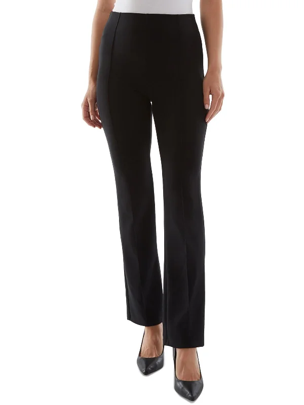Floral embroidered wide leg pants for women in a delicate and feminine styleWomens Pintuck Pull On Straight Leg Pants Floral embroidered wide leg pants for women in a delicate and feminine styleWomens Pintuck Pull On Straight Leg Pants