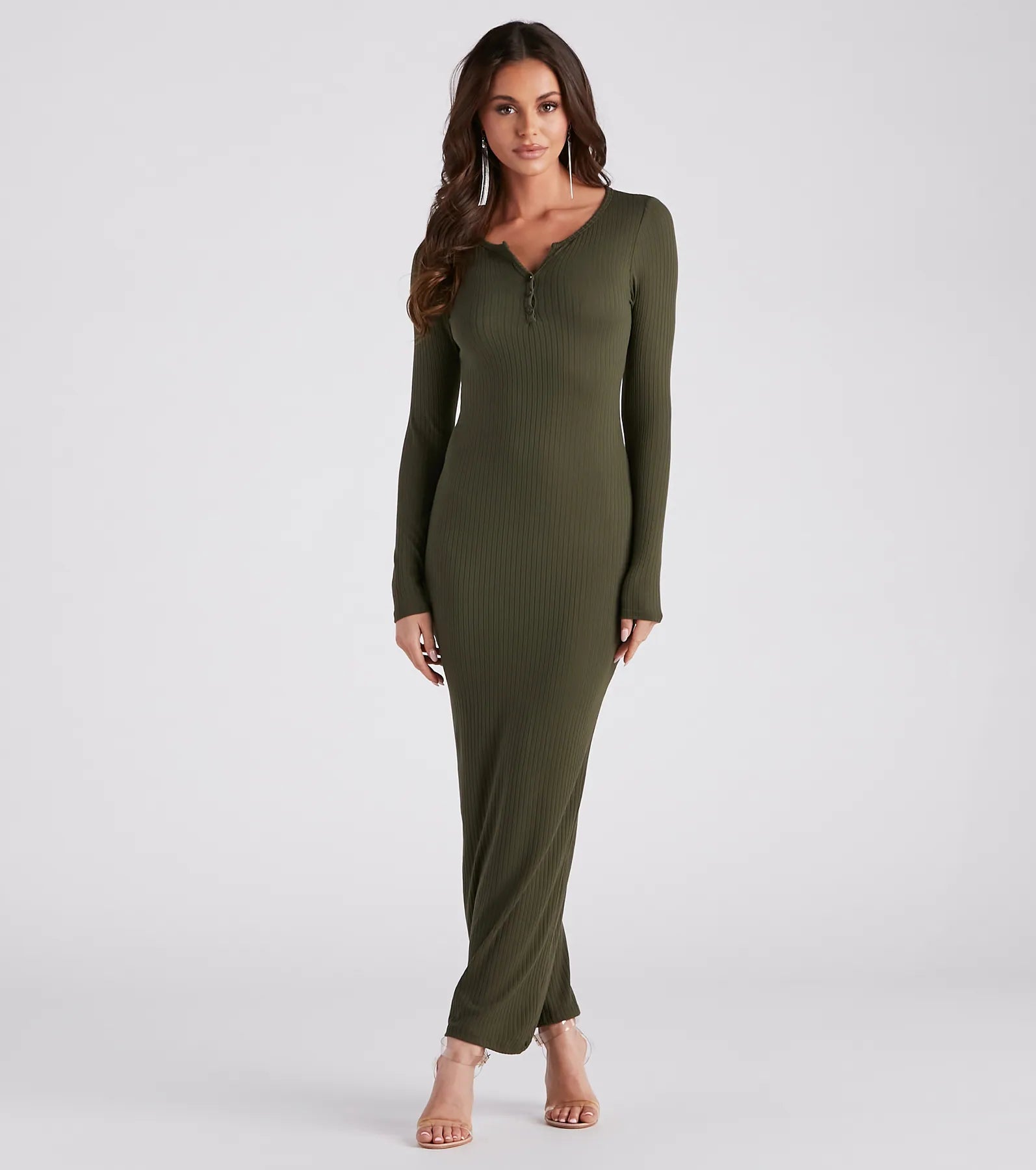Dresses with Lace and Tulle Combo for Ladies' Dreamy LookFirst Pick Henley Knit Maxi Dress Dresses with Lace and Tulle Combo for Ladies' Dreamy LookFirst Pick Henley Knit Maxi Dress
