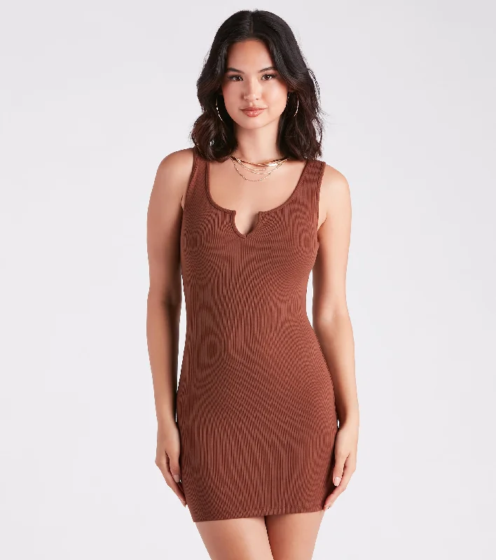Dresses with Satin and Lace Trimmed Neckline for Ladies' Sophisticated LookLoving Basics V-Neck Bodycon Tank Dress Dresses with Satin and Lace Trimmed Neckline for Ladies' Sophisticated LookLoving Basics V-Neck Bodycon Tank Dress